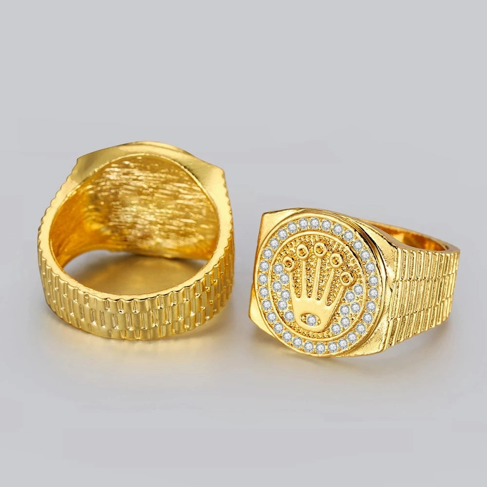 Wholesale Hip Hop Cross Alloy Ring