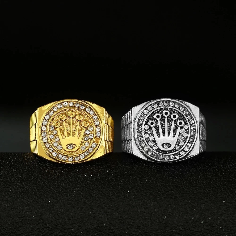 Wholesale Hip Hop Cross Alloy Ring