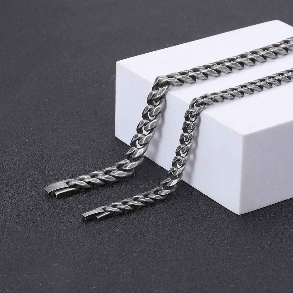 Wholesale hip hop Cuban stainless steel bracelet 8mm/10mm jewelry