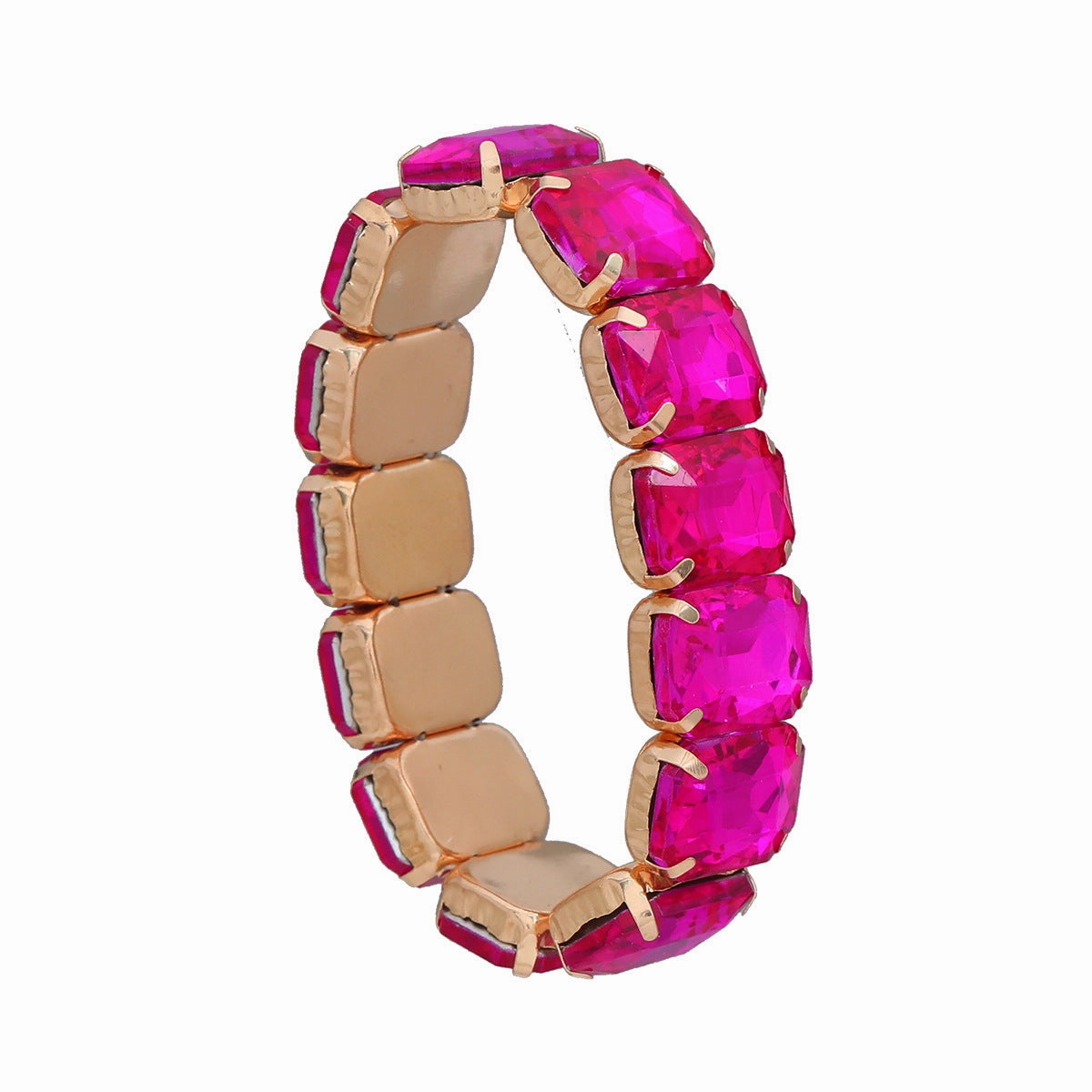 Wholesale Hip Hop Full Diamond Alloy Bracelet