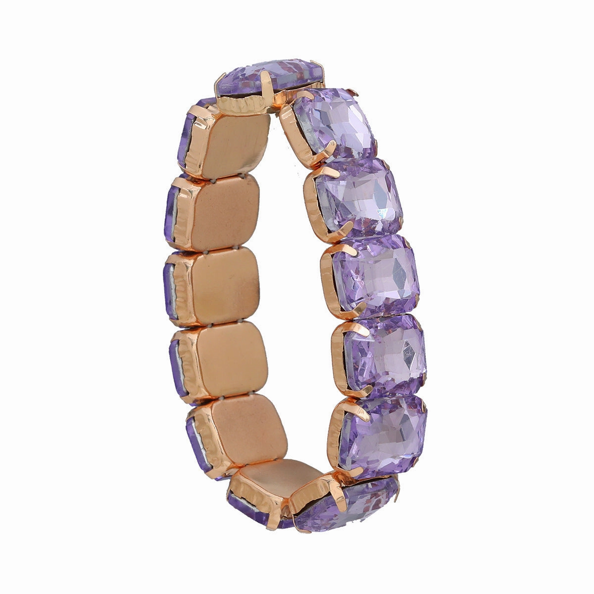 Wholesale Hip Hop Full Diamond Alloy Bracelet