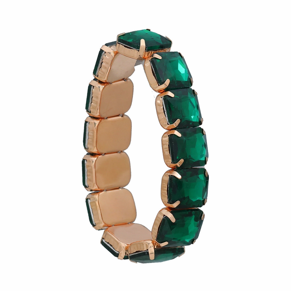 Wholesale Hip Hop Full Diamond Alloy Bracelet