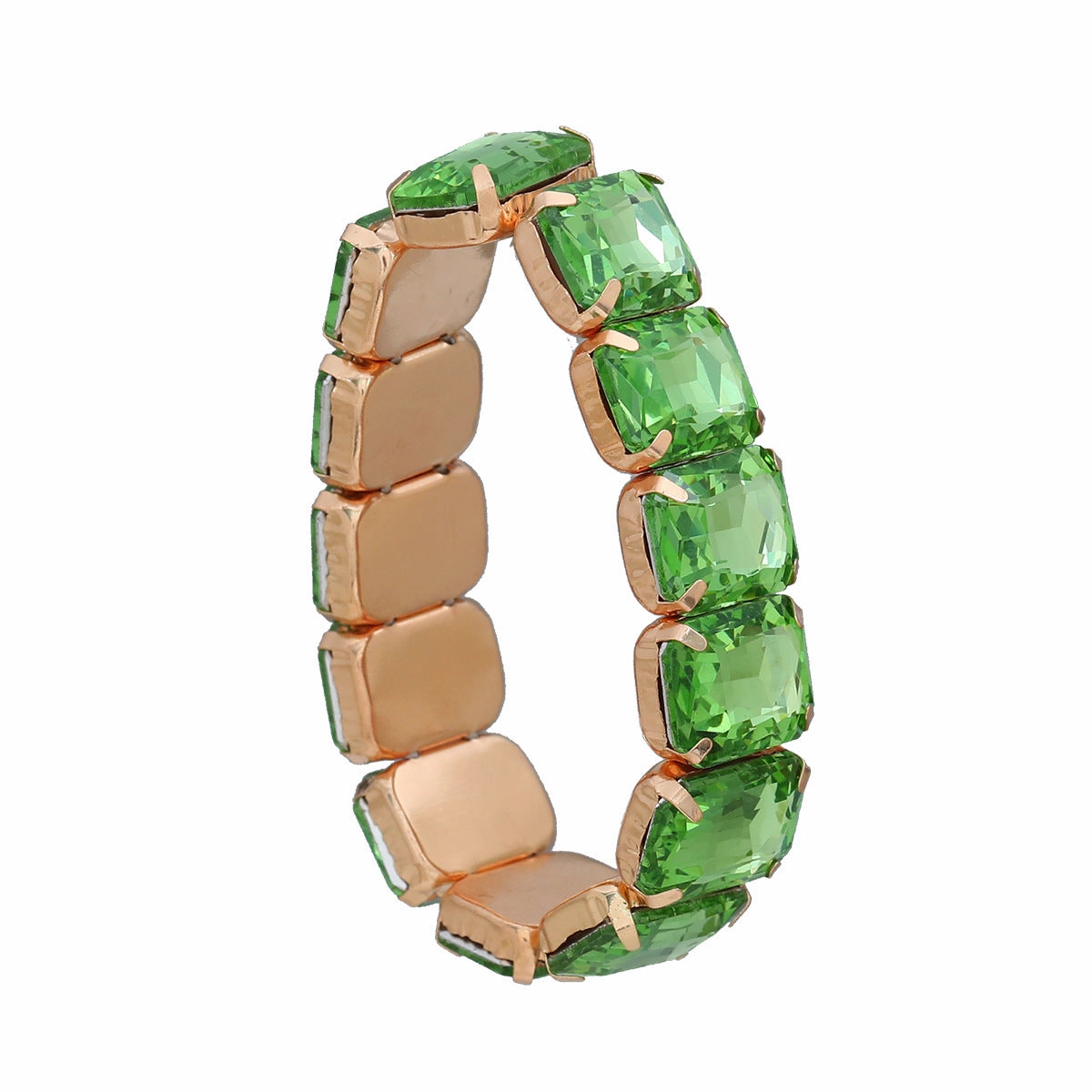 Wholesale Hip Hop Full Diamond Alloy Bracelet