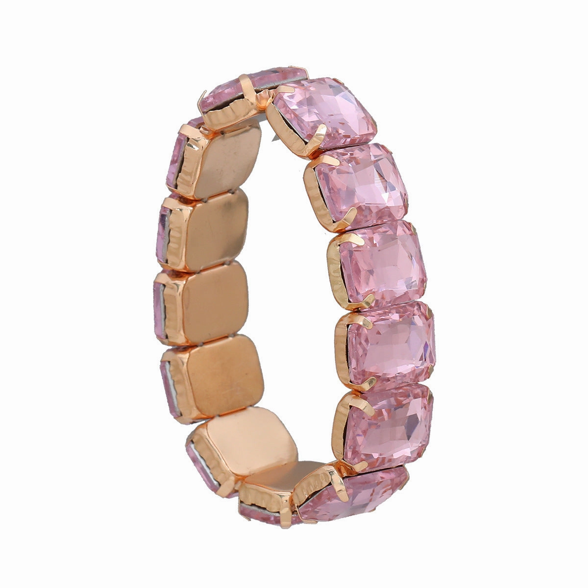 Wholesale Hip Hop Full Diamond Alloy Bracelet