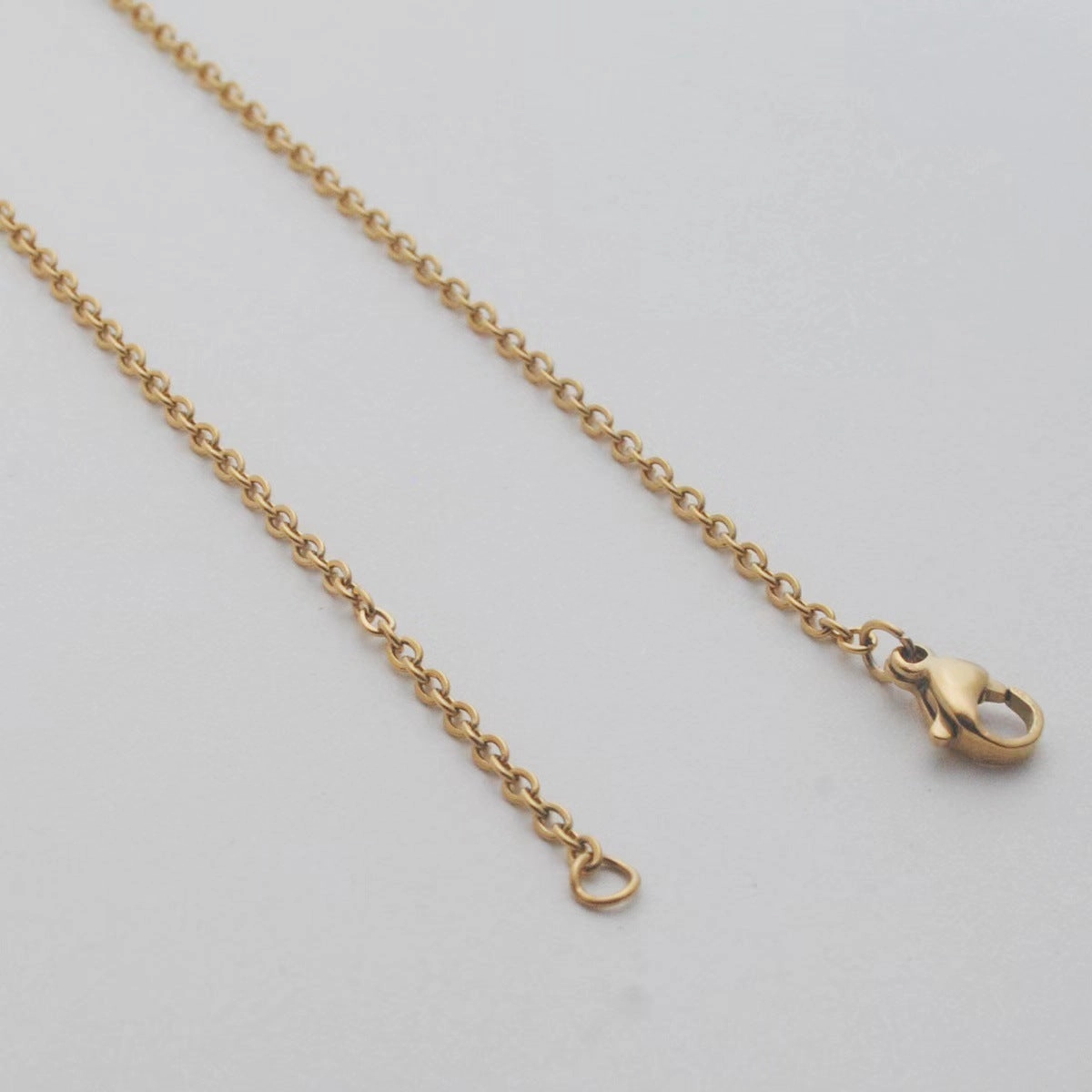 Wholesale Hip-hop Stainless Steel Letter Necklaces