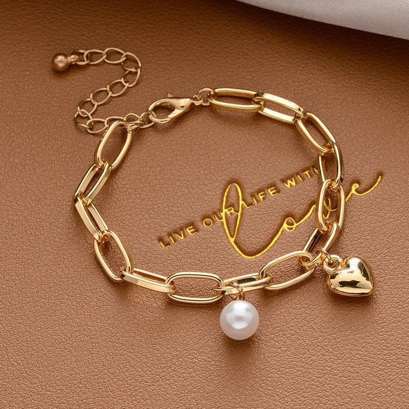 Wholesale Hip-Hop Style Alloy Bracelet
