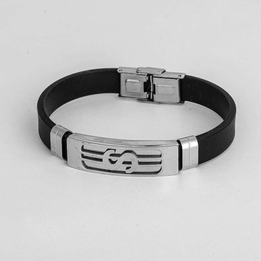 Wholesale Hollow Out Men's Bracelet Stainless Steel