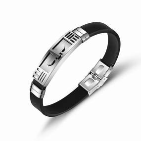 Wholesale Hollow Out Men's Bracelet Stainless Steel
