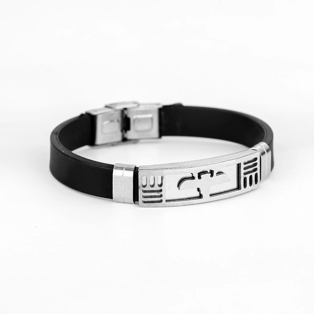 Wholesale Hollow Out Men's Bracelet Stainless Steel