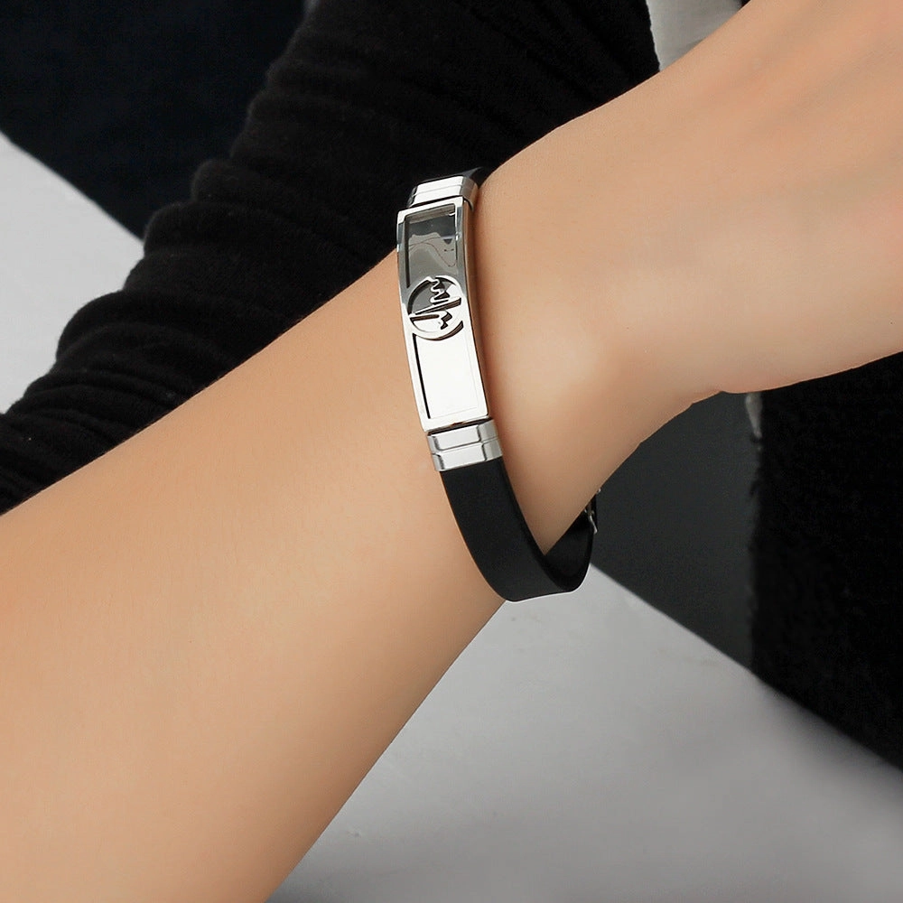Wholesale Hollow Out Men's Bracelet Stainless Steel