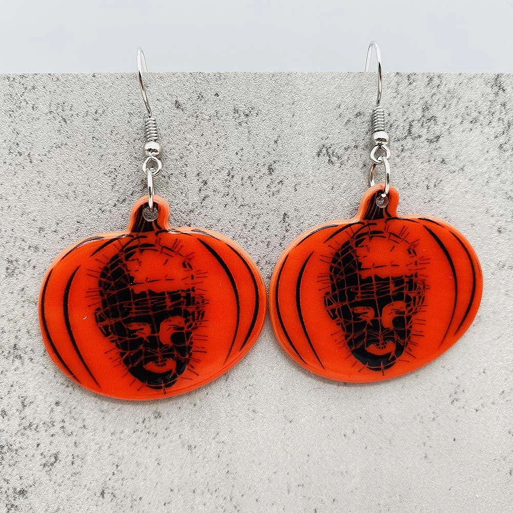 Wholesale Horror Halloween Earrings Movie Character Pumpkin Acrylic Earrings