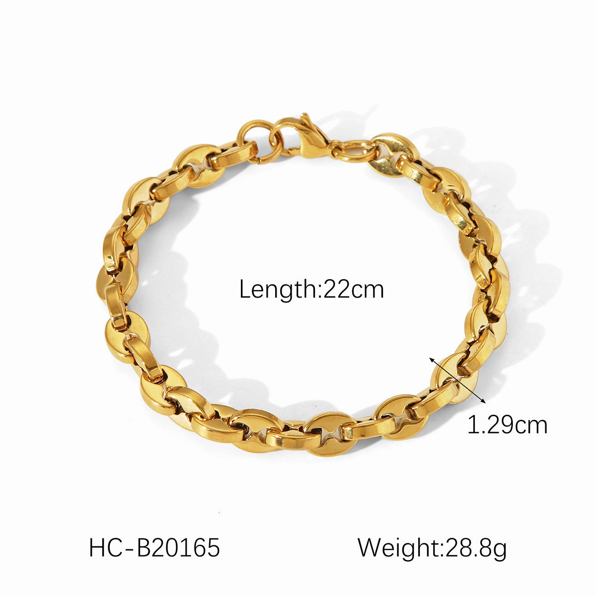 Wholesale Hot Selling 18K Gold Plated Bracelet Stainless Steel Bracelet Female INS Style Fashion Ball Ball Chain Handmade Chain Jewelry