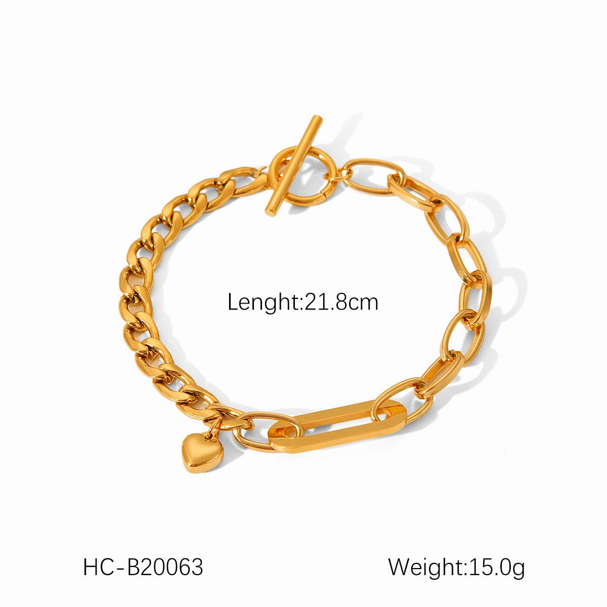 Wholesale Hot Selling 18K Gold Plated Bracelet Stainless Steel Bracelet Female INS Style Fashion Ball Ball Chain Handmade Chain Jewelry