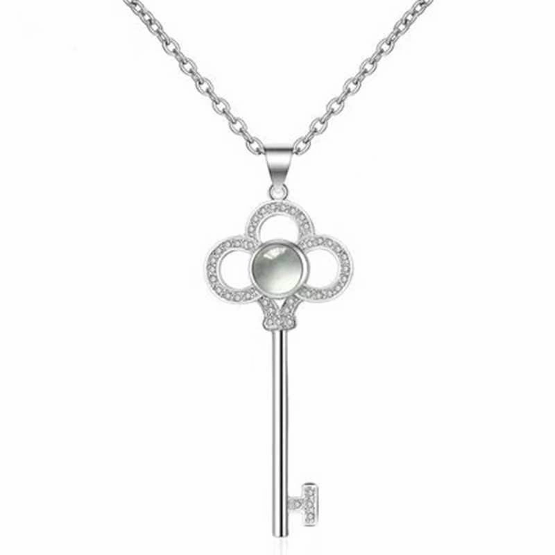 Wholesale I Love You Projection Key Copper Necklace
