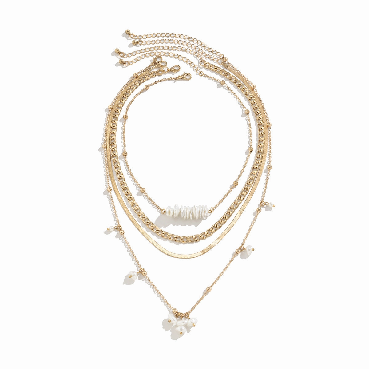 Wholesale Imitation Pearl Beaded Snake Necklace