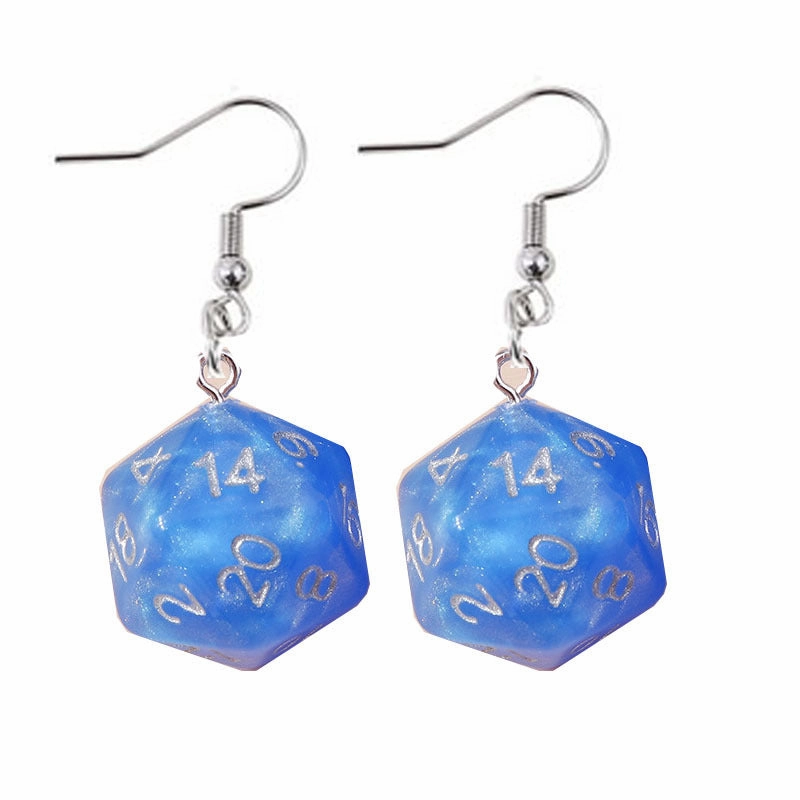 Wholesale Interesting Dice Alloy Earrings