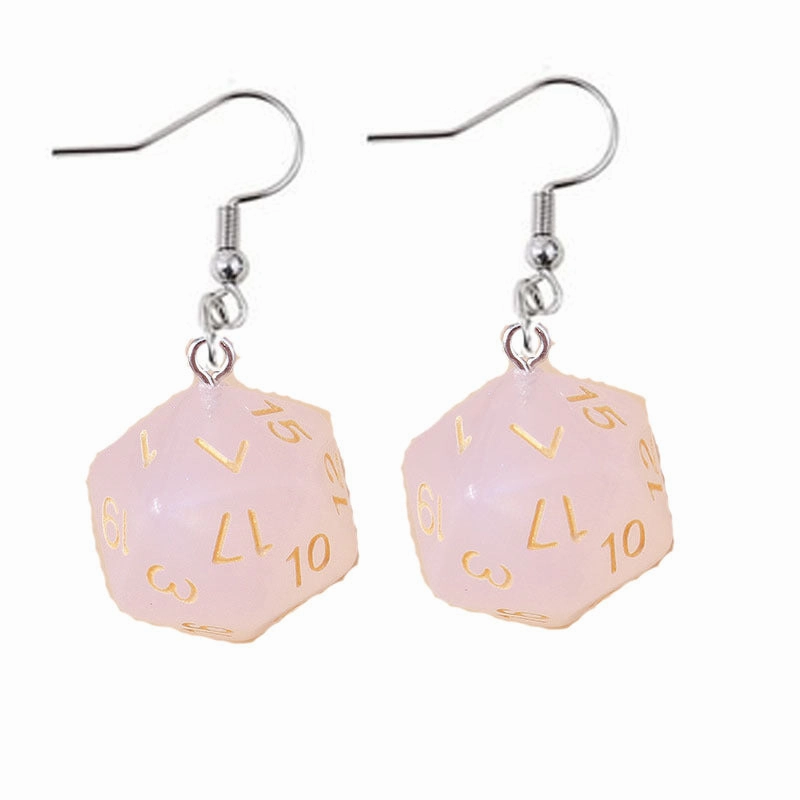 Wholesale Interesting Dice Alloy Earrings