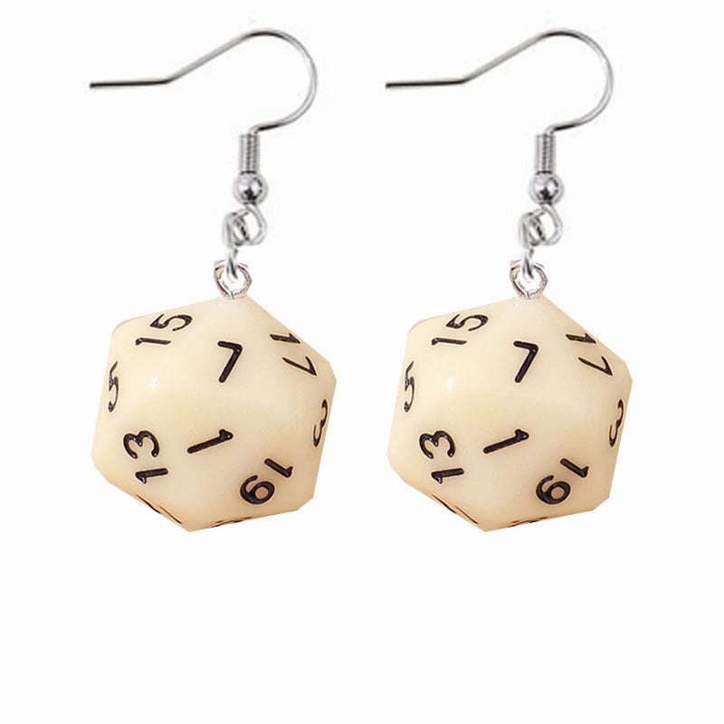 Wholesale Interesting Dice Alloy Earrings