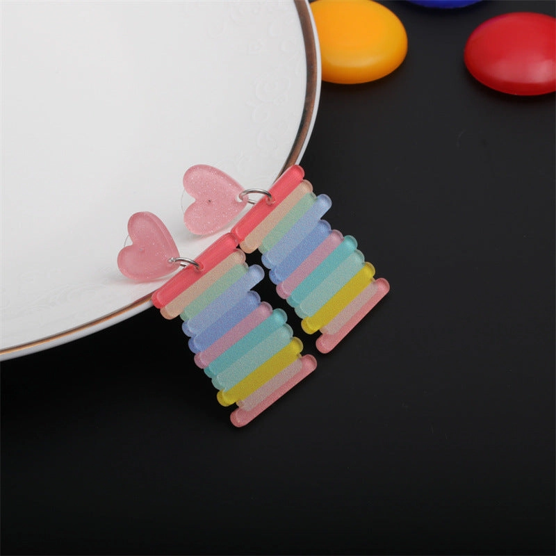 Wholesale Iridescent Acrylic Earrings