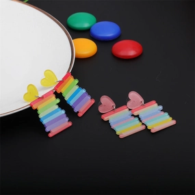 Wholesale Iridescent Acrylic Earrings