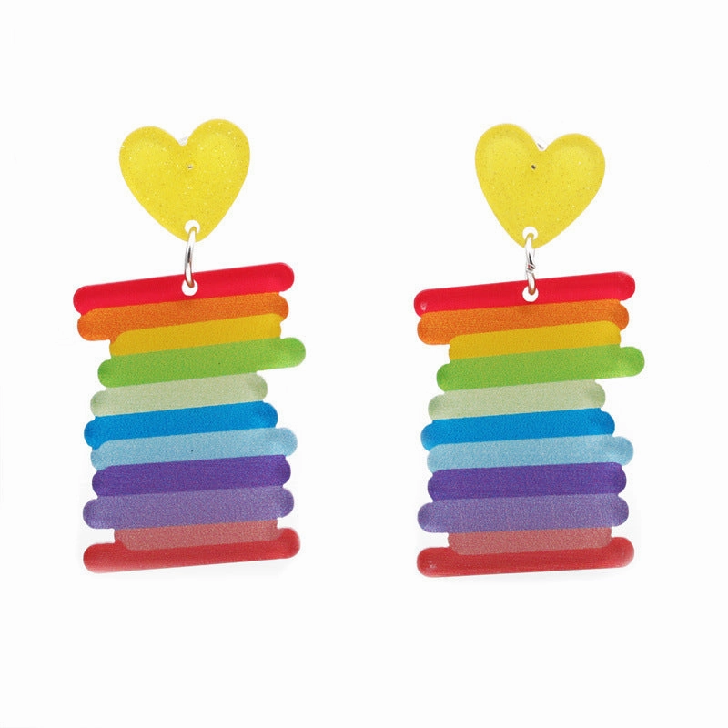 Wholesale Iridescent Acrylic Earrings