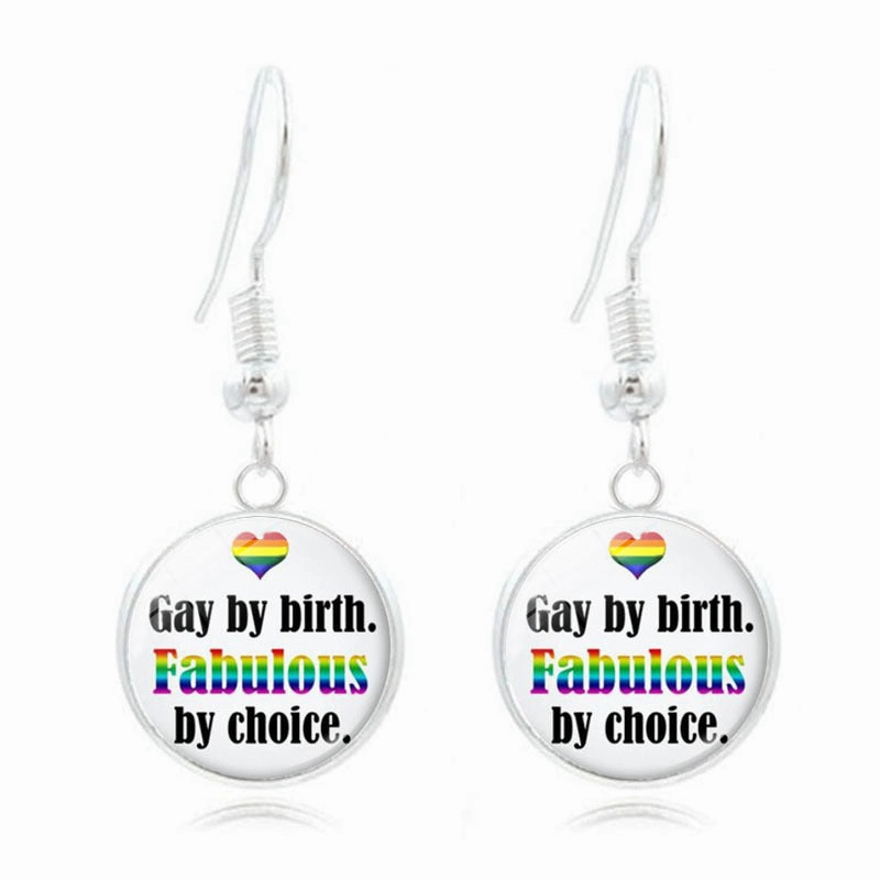 Wholesale Iridescent Long Silver Alloy Earrings