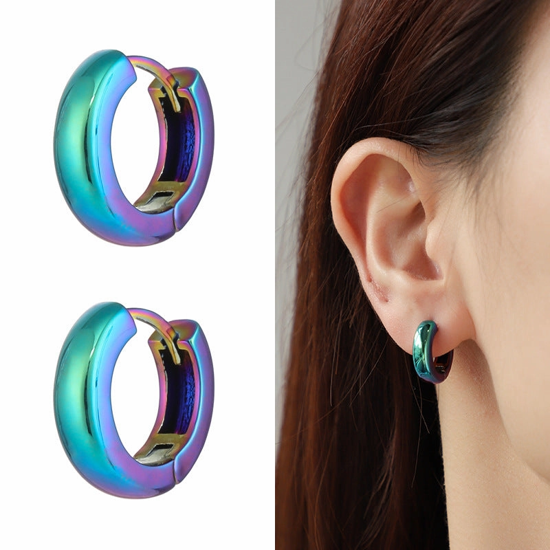 Wholesale Iridescent Metallic Copper Earrings