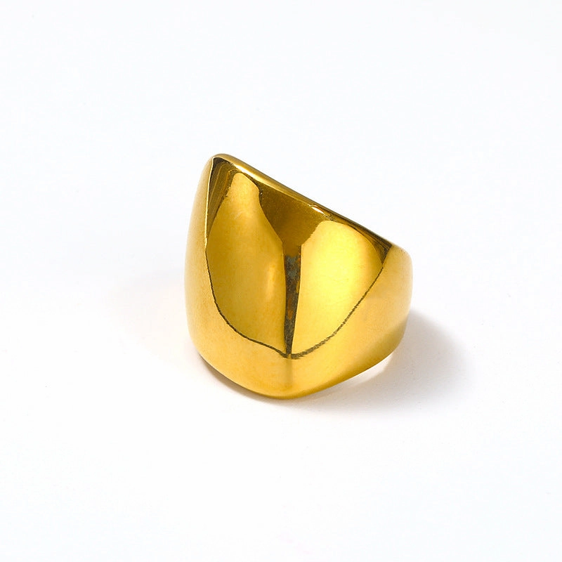 Wholesale Irregular Beveled Stainless Steel Rings