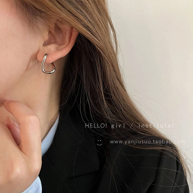 Wholesale Irregular Circles Copper Earrings
