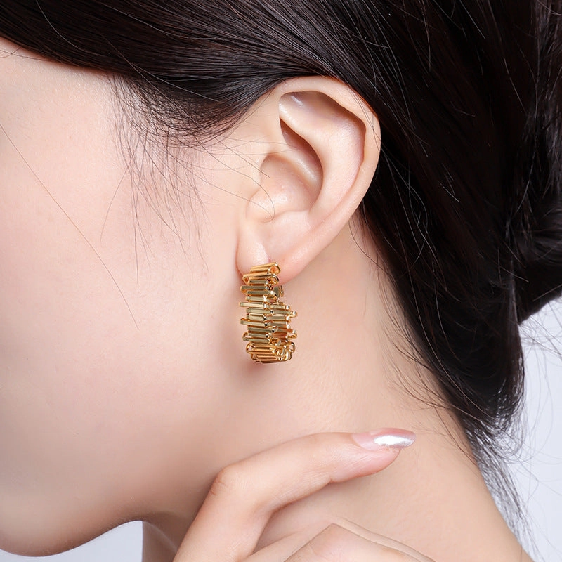 Wholesale Irregular Exaggerated Earrings