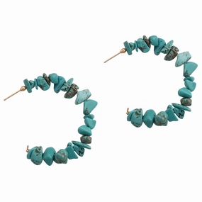 Wholesale Irregular Turquoise Earrings