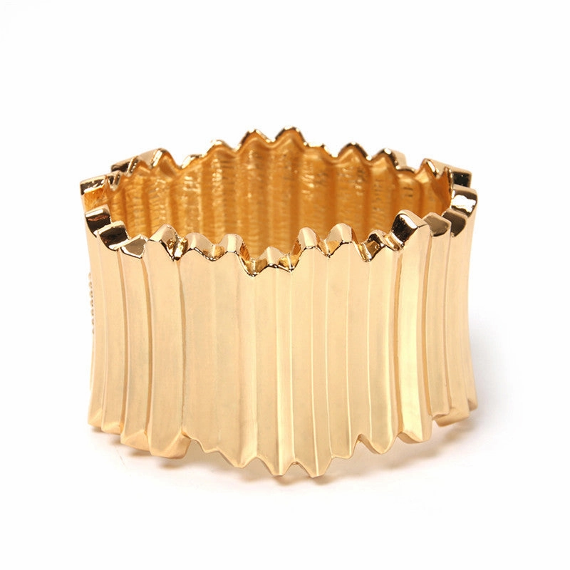 Wholesale Irregular Wide Alloy Bracelet