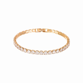 Wholesale Italian Charm Bracelet Zircon Stainless Steel Gilded Bracelet Charms