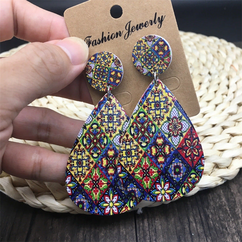 Wholesale Italian Milanese Wood Earrings