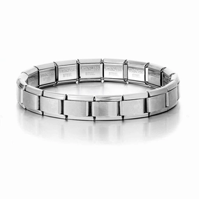 Wholesale Italian modular titanium steel bracelet DIY
