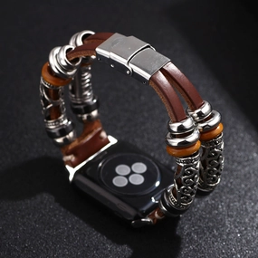 Wholesale iwatch Strap Genuine Leather Alloy Accessories Bracelet