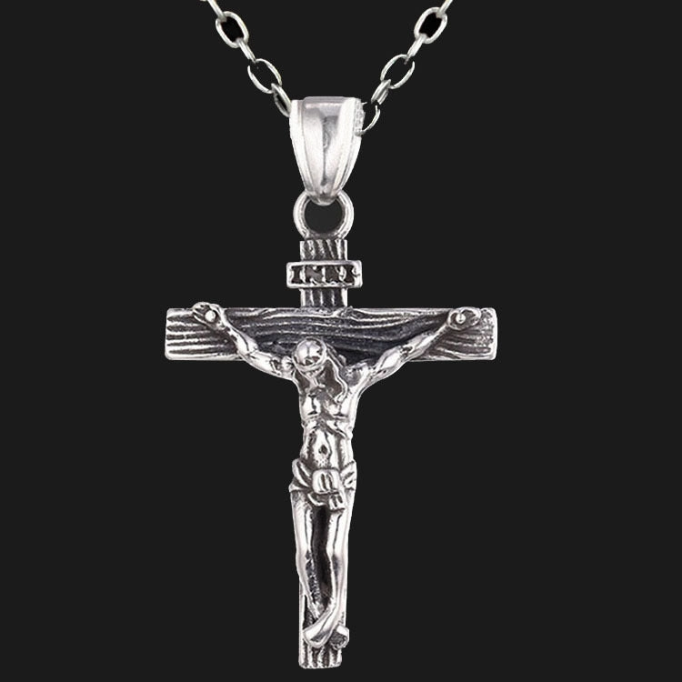 Wholesale Jewelry Alloy Easter Cross Pendant Necklace