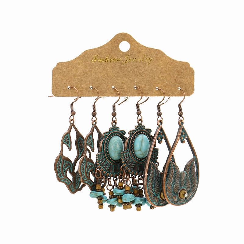 Wholesale Jewelry Bohemian Ethnic Alloy Earrings