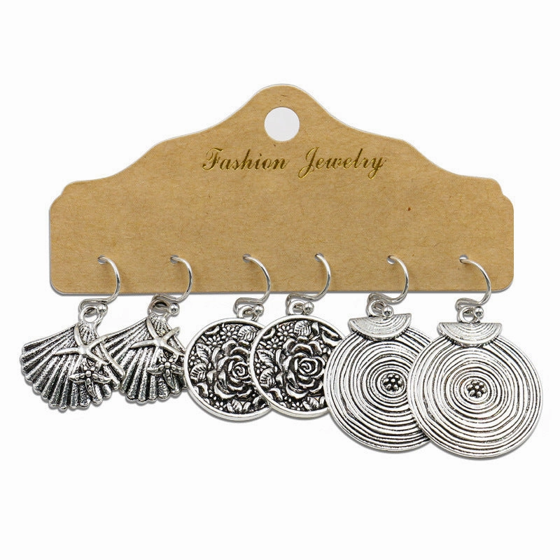 Wholesale Jewelry Bohemian Ethnic Alloy Earrings
