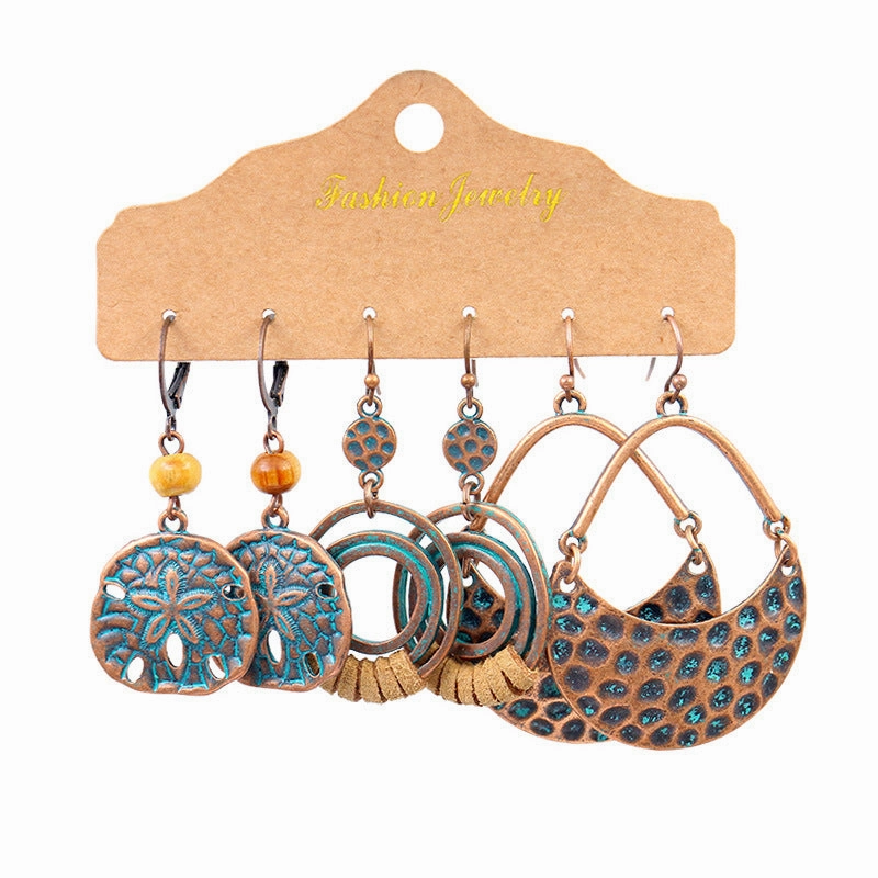 Wholesale Jewelry Bohemian Ethnic Alloy Earrings