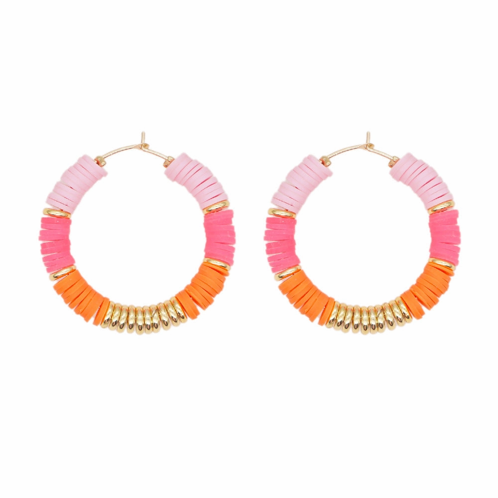 Wholesale Jewelry Bohemian Eyes Smoky Glass Earrings