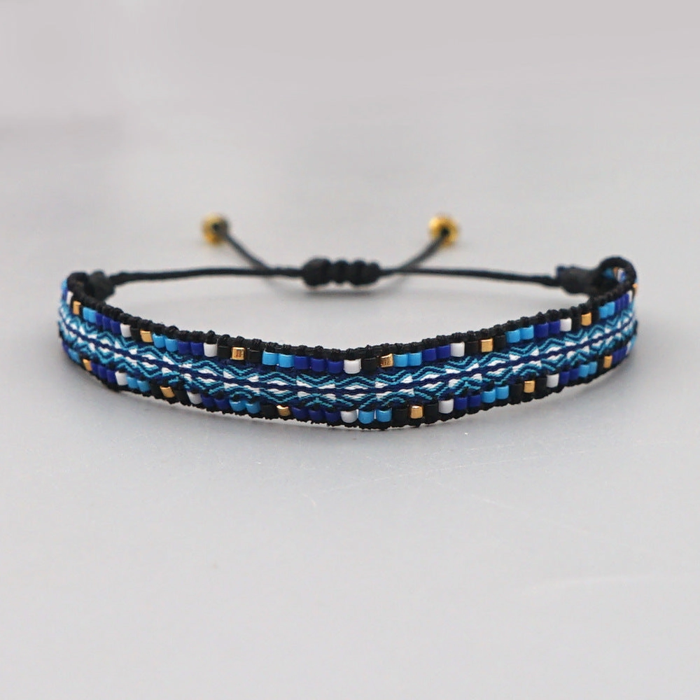 Wholesale Jewelry Bohemian Rainbow Miyuki Beads Bracelet