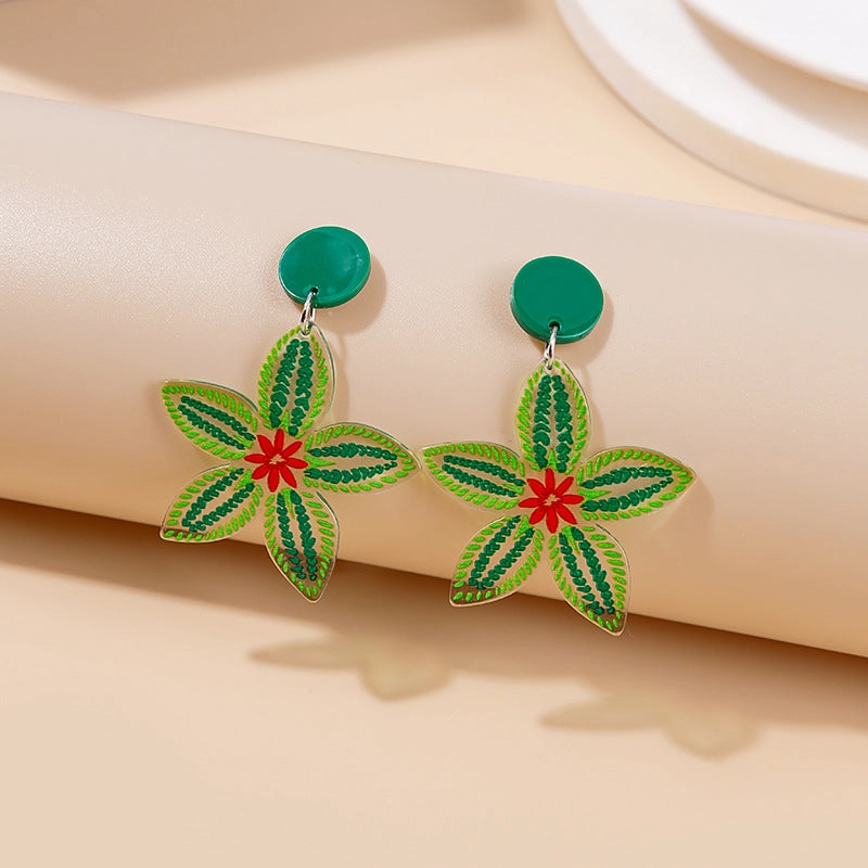 Wholesale Jewelry Cute Doll Cartoon Acrylic Earrings