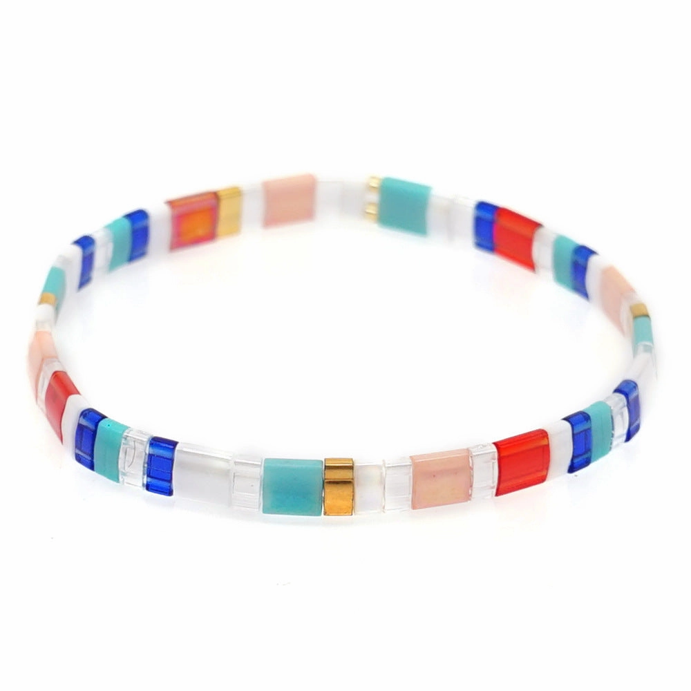 Wholesale Jewelry Devil's Eye Ethnic Miyuki Beads Bracelet