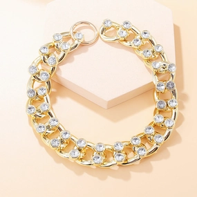 Wholesale Jewelry Diamond Mosaic Acrylic Necklace