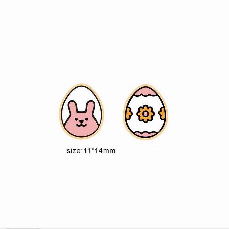 Wholesale Jewelry Easter Bunny Carrot Wooden Earrings