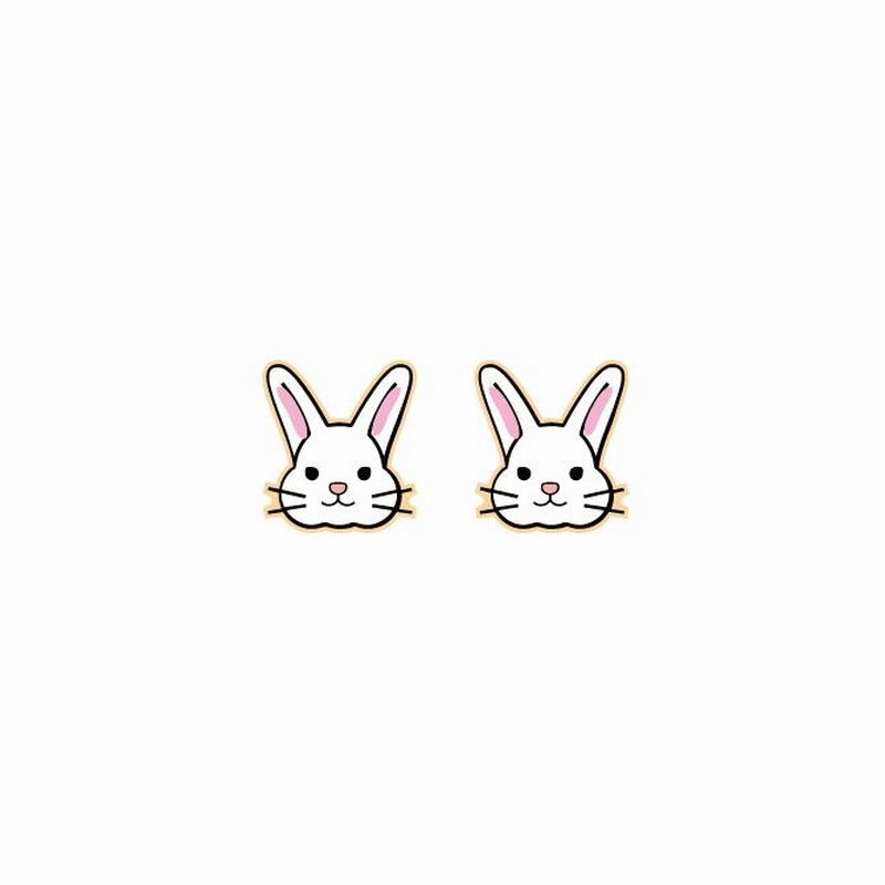 Wholesale Jewelry Easter Bunny Carrot Wooden Earrings