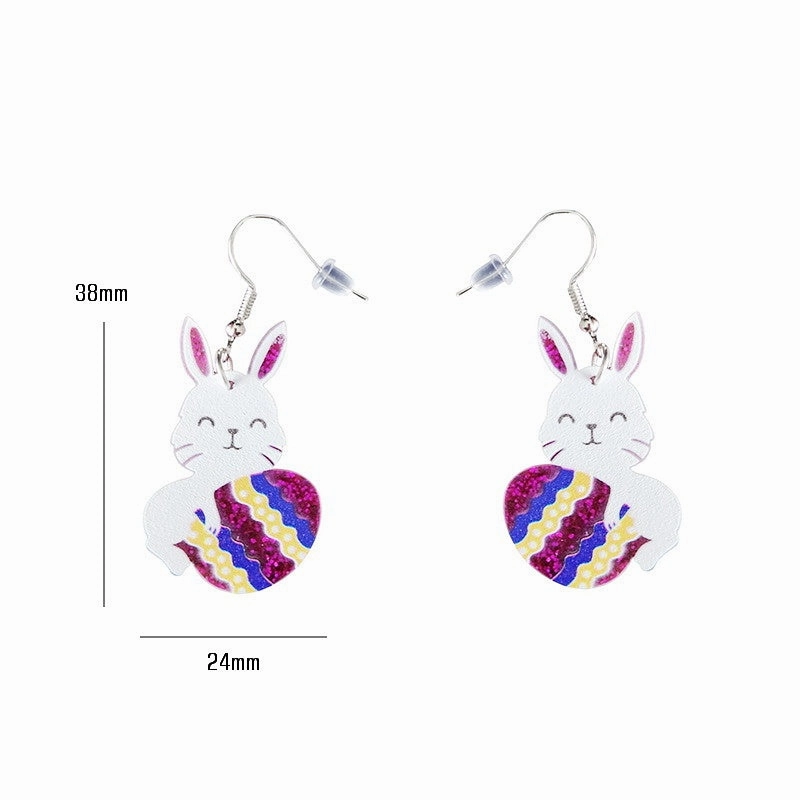 Wholesale Jewelry Easter Chick Dinosaur Goblin Acrylic Earrings