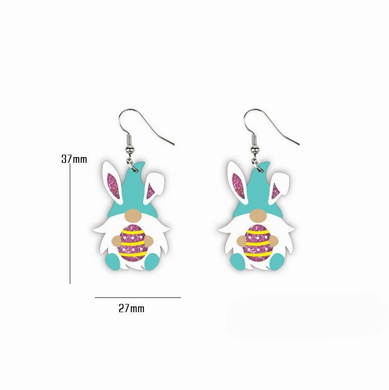 Wholesale Jewelry Easter Chick Dinosaur Goblin Acrylic Earrings