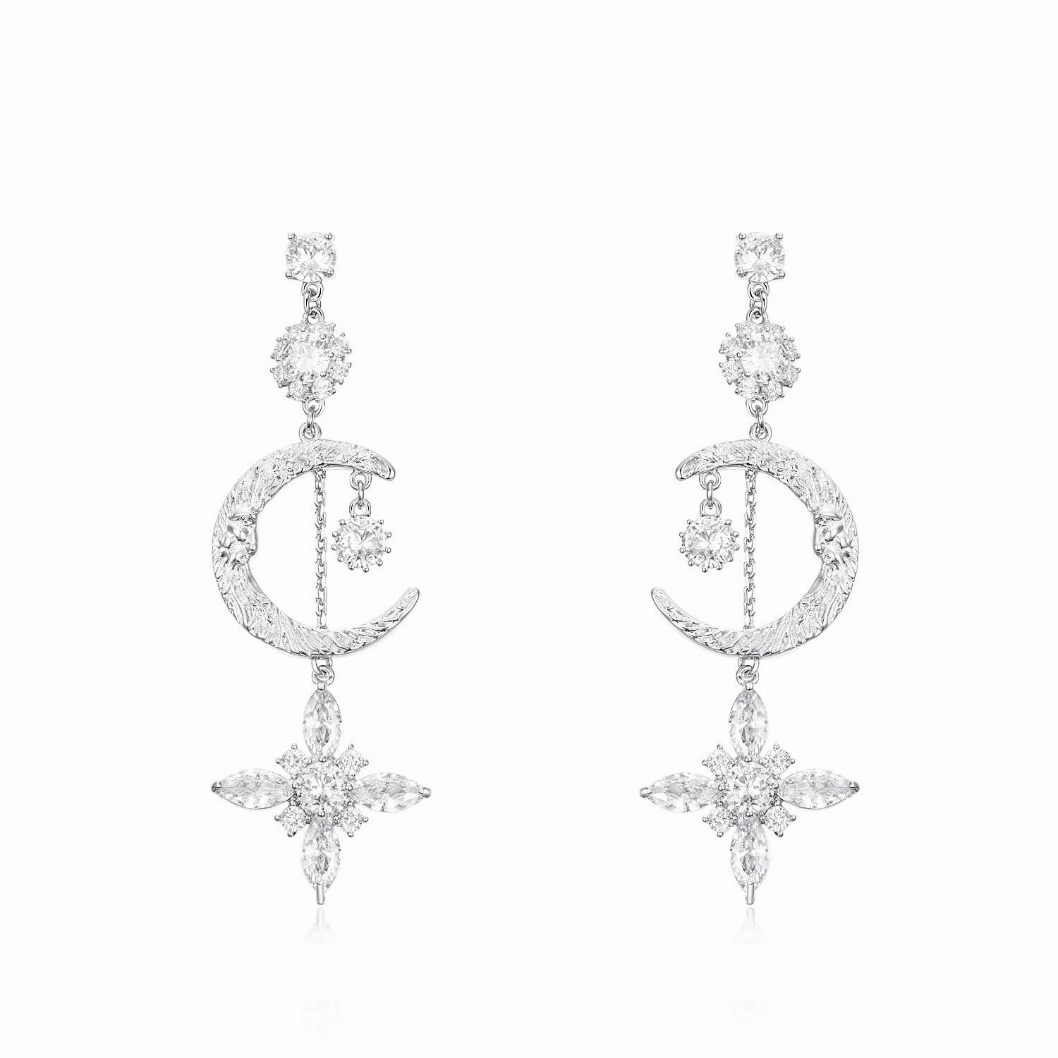 Wholesale Jewelry Jewelry Tassel Zircon Copper Earrings